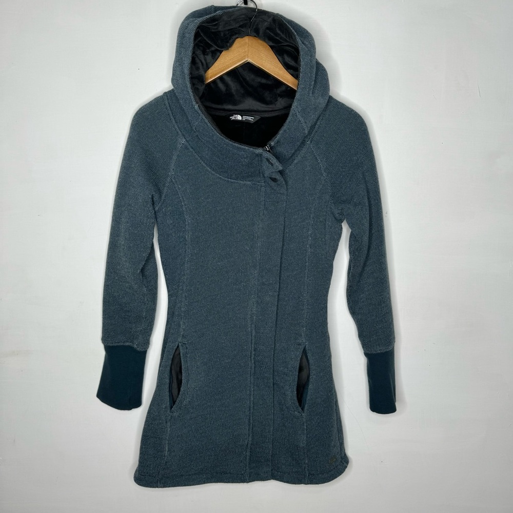 The North face Fleece lined hooded jacket